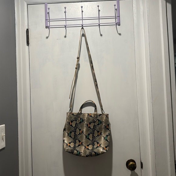 MADEWELL transport leather snake skin bag - Picture 1 of 6